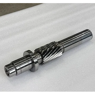 Three-stage gear shaft